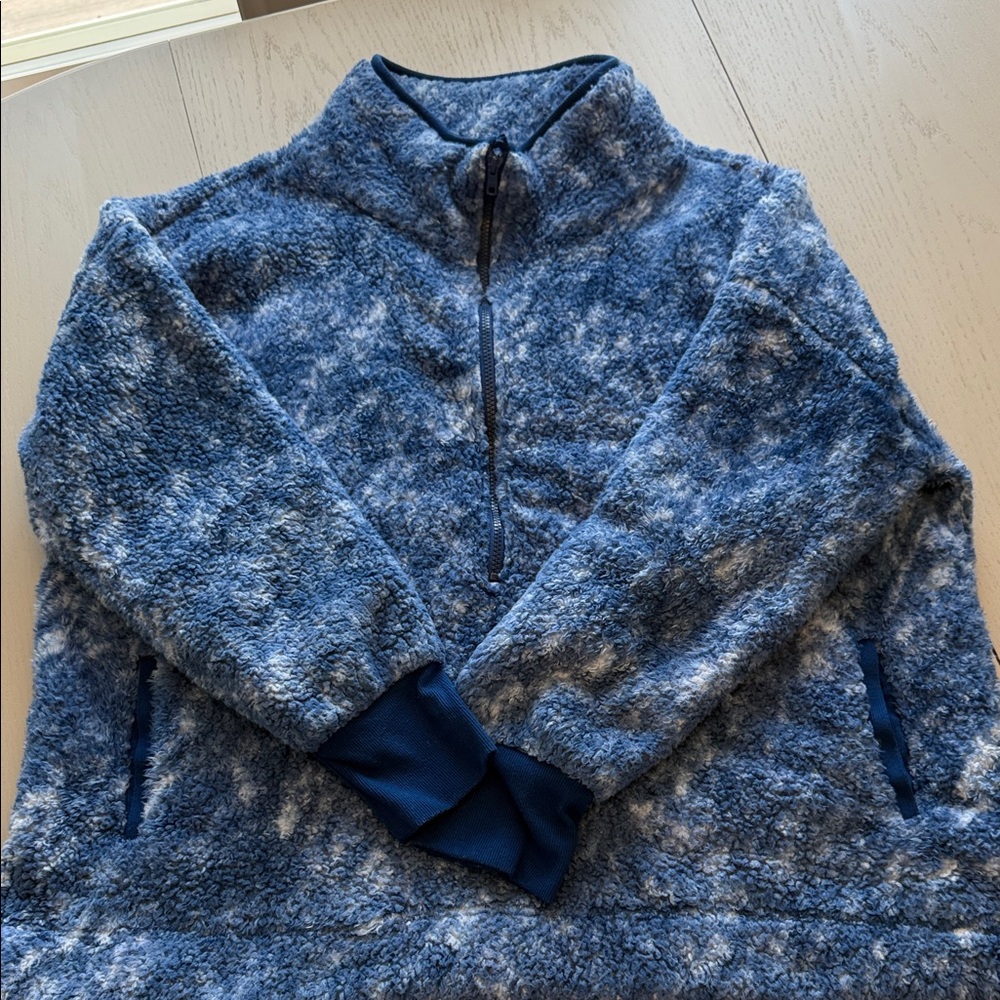 LuLaRoe Blue Fleece Pullover